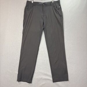 Ping Golf Pants Men 38x33 Sensor Cool Travel Straight Stretch Gray Performance